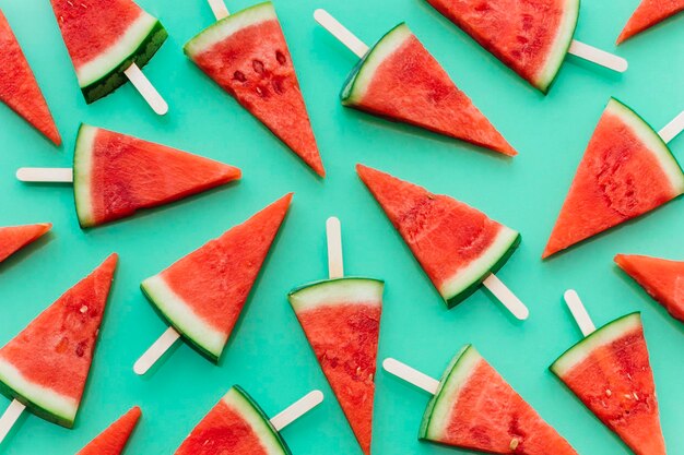 Hintergrund aus grüner Wassermelone