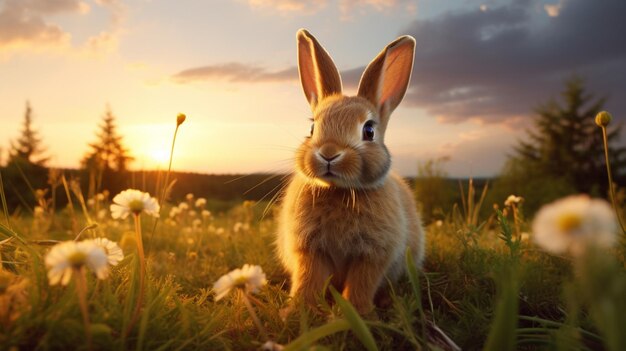 Foto hintergrund aus kaninchen von hoher qualität