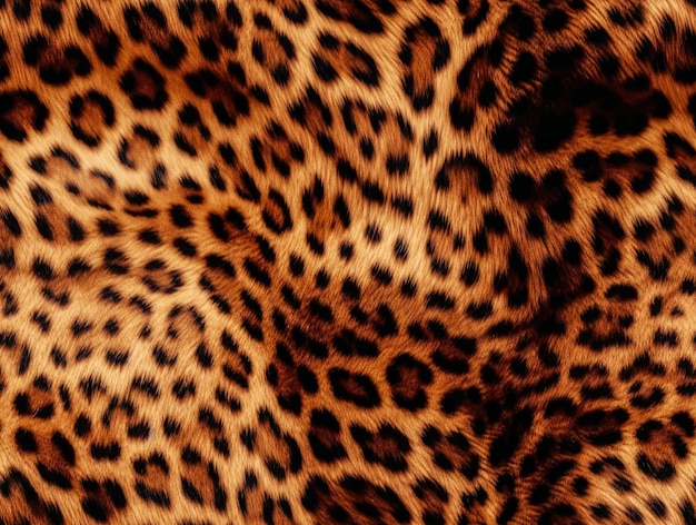 Hintergrund aus Leopardenpelz mit nahtlosem Muster