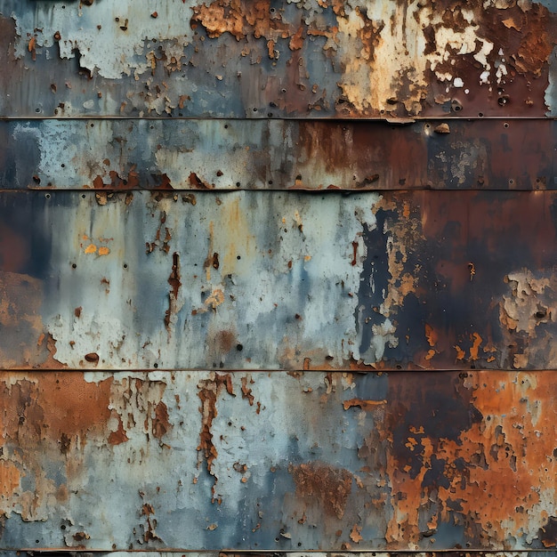 Foto hintergrund aus rustikaler metallmauer