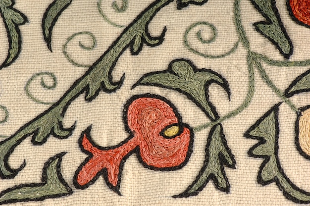 Hintergrund aus Tissue und Textil mit orientalischen Ornamenten und Mustern