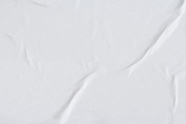 Hintergrund aus weißem, gerimpeltem Papier