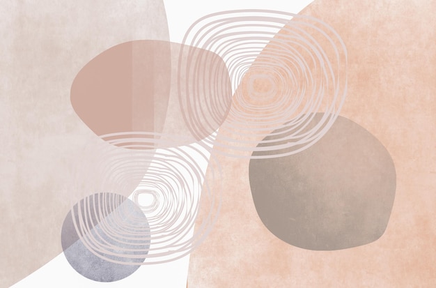 Hintergrund Böhmische Malerei Lizenzfreie Stock-Illustration