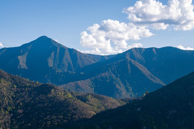 Hintergrund der Berglandschaft