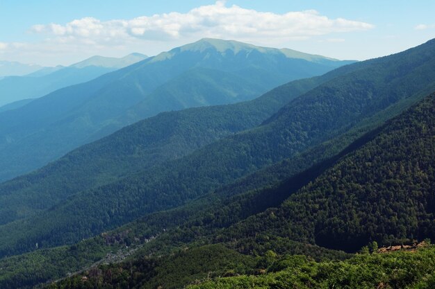 Hintergrund der Berglandschaft