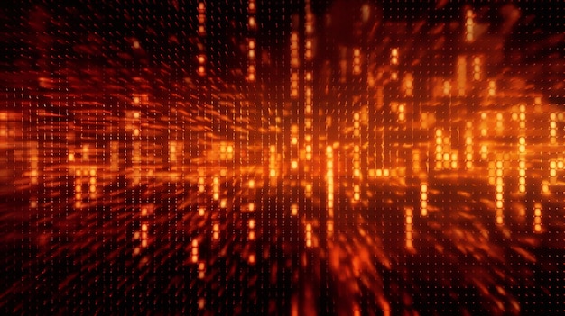 Hintergrund der digitalen Binärcode-Matrix