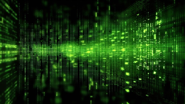 Hintergrund der digitalen Binärcode-Matrix