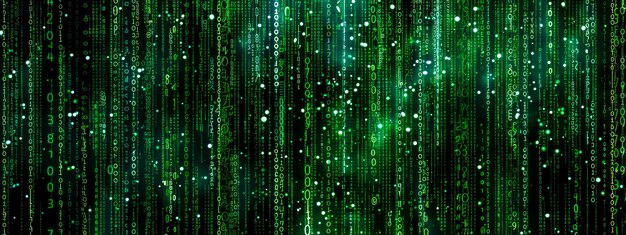 Hintergrund der digitalen Datenstrommatrix