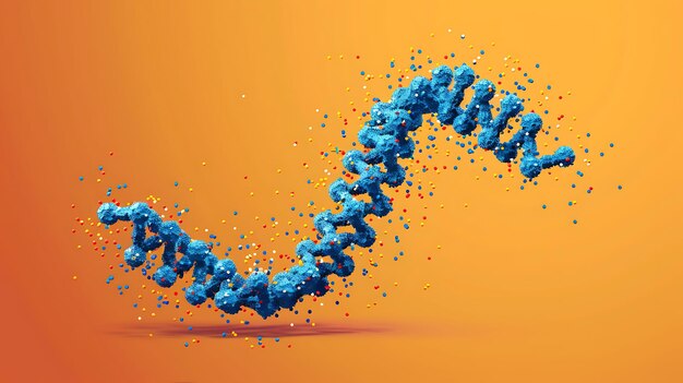 Foto hintergrund der dna-helix