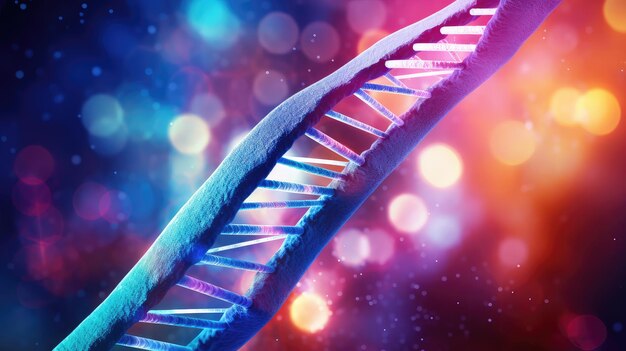 Hintergrund der Doppelstränge der DNA