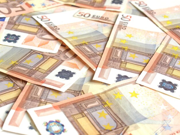 Hintergrund der Euro-Banknoten