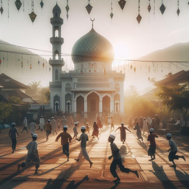 Hintergrund der Feier des Ramadan und des Idul Fitri