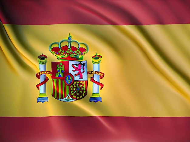 Foto hintergrund der flagge spaniens