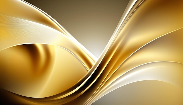 Hintergrund der goldenen Waes-Linie UI UX Web Desicgn