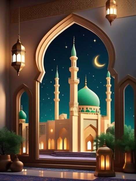 Hintergrund der islamischen Dekoration