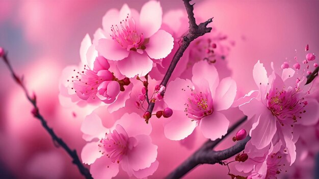 Hintergrund der Kirschblüte