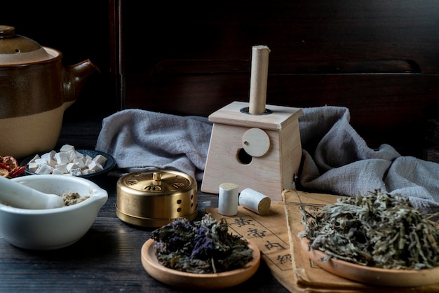 Hintergrund der Moxibustion und der chinesischen Kräutermedizin