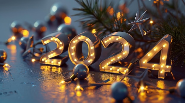 Hintergrund der Neujahrsfeier 2024