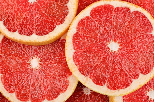 Hintergrund der reifen Grapefruitnahaufnahme