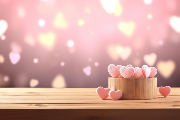 Hintergrund der roten Valentinstagslichter