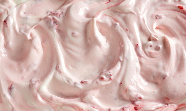 Hintergrund der süßen rosa Eiscreme