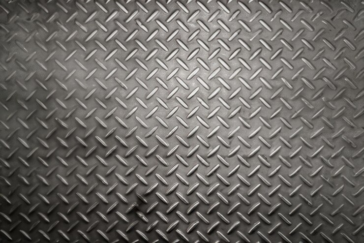 Foto hintergrund der textur der stahlplatte