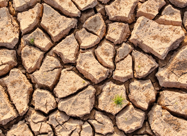 Hintergrund der trockenen Bodentextur resultiert aus Wassermangel.