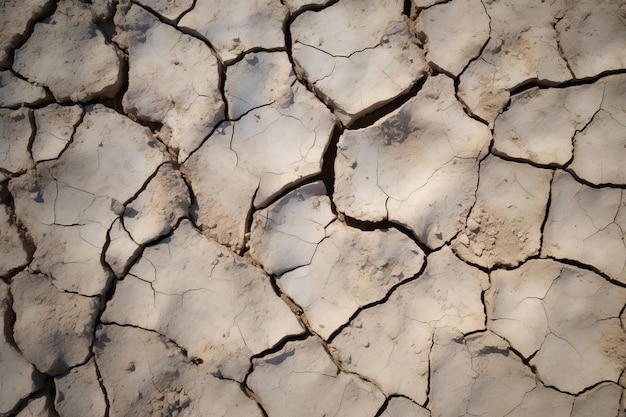 Hintergrund der trockenen, zerrissenen Erde Globale Erwärmung Klimawandel und Konzept der globalen Erderwärmung