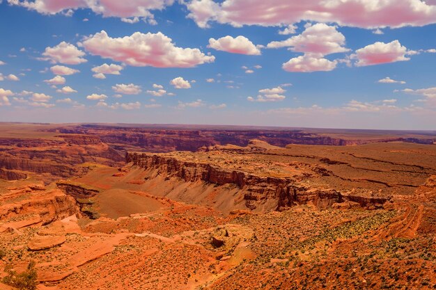 Hintergrund der Wüstenlandschaft