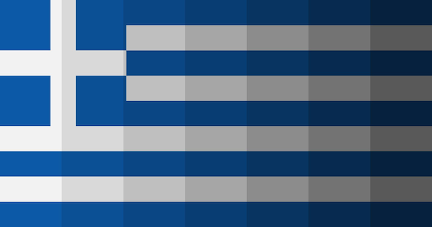 Hintergrund des Bildes der griechischen Flagge