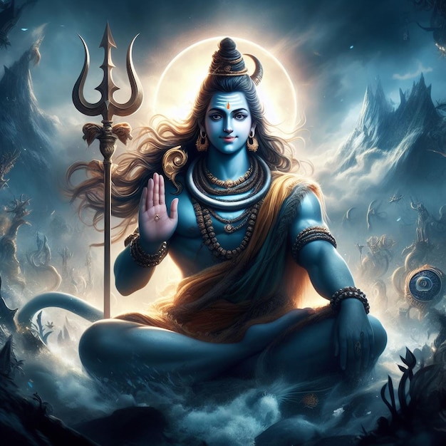 Hintergrund des Bildes von Lord Mahadev Mahadeva