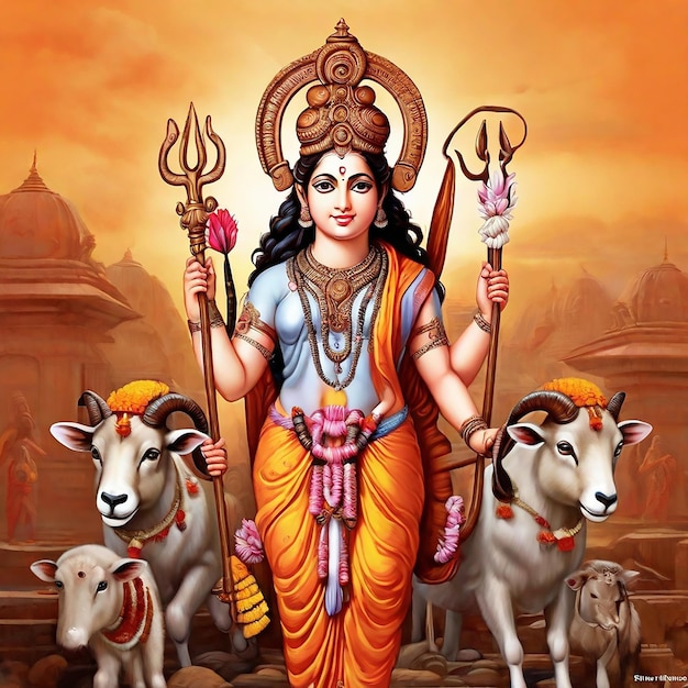 Hintergrund des Bildes von Ram Navami