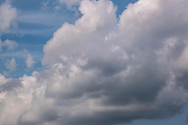 Hintergrund des blauen Himmels mit weiß gestreiften Wolken Panorama des blauen Himmels kann als Ersatz für den Himmel verwendet werden