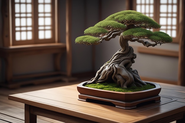 Hintergrund des Bonsai