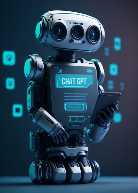 Hintergrund des Chat-GPT-Roboters