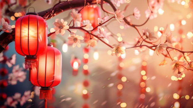 Hintergrund des chinesischen Neujahrsfestivals