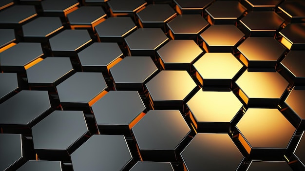 Hintergrund des digitalen Tech-Hexagons