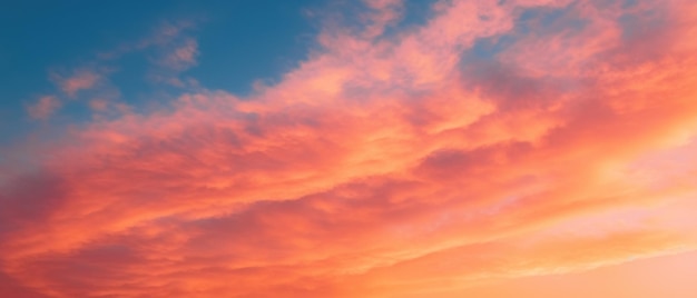 Hintergrund des farbenfrohen Himmels Konzept Schöner Sonnenuntergang Himmels Natur Himmels Hintergründe Generative KI