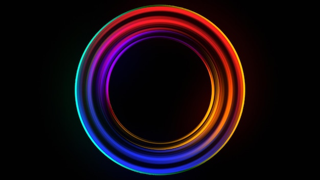 Hintergrund des futuristischen Kreises