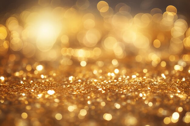 Hintergrund des goldenen Glitzer-Effekts