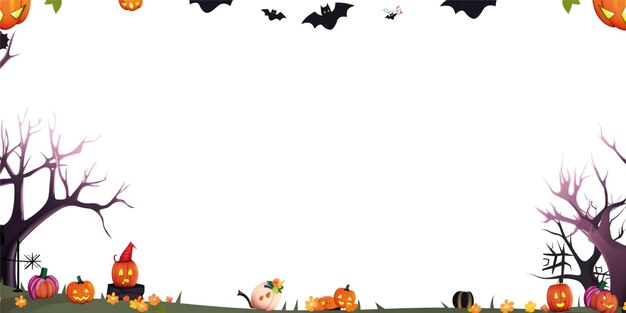 Foto hintergrund des halloween-banners