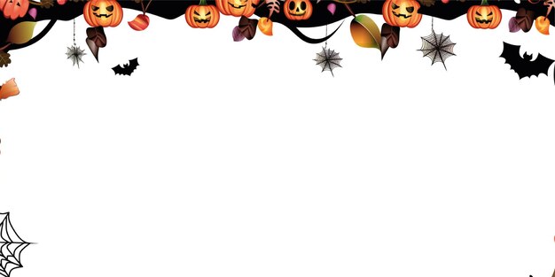 Foto hintergrund des halloween-banners