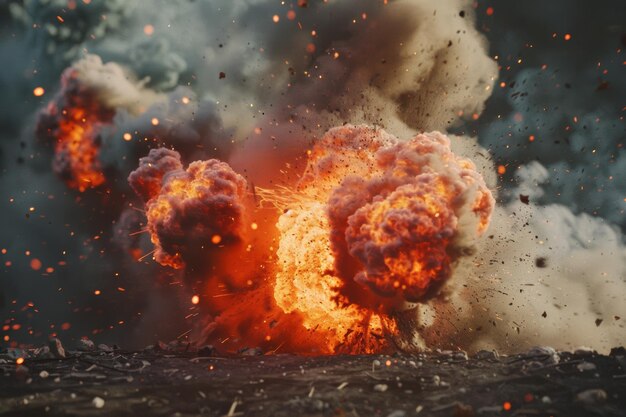 Hintergrund des Konzepts einer großen Brandexplosion