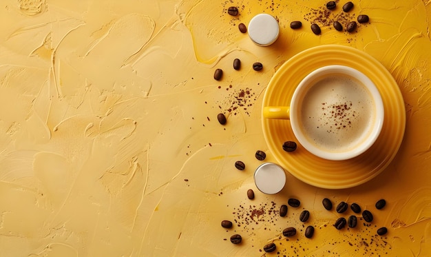 Hintergrund des Kopierraums für den Internationalen Kaffeetag