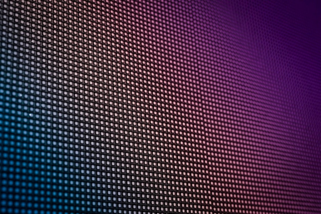 Foto hintergrund des led-neonbildschirms farbpixelstruktur des digitalen bildschirms des computermonitors
