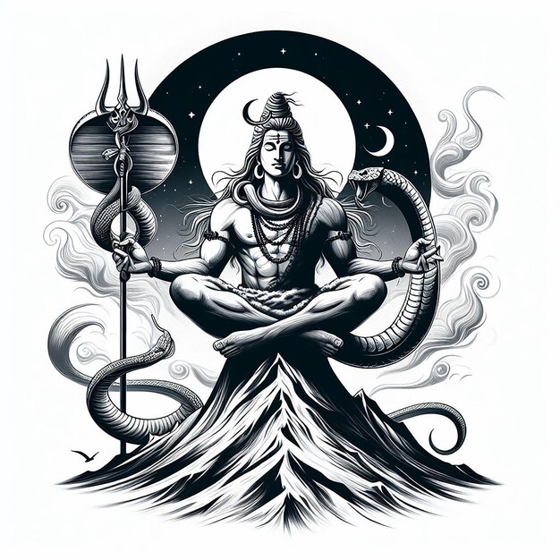 Hintergrund des Mahadev-Bilds