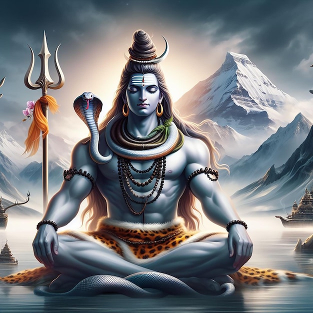 Hintergrund des Mahadev-Bilds