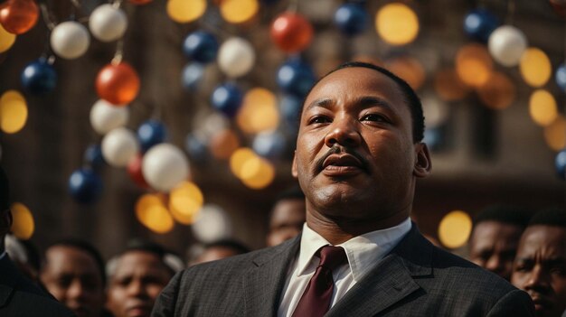 Hintergrund des Martin Luther King Day