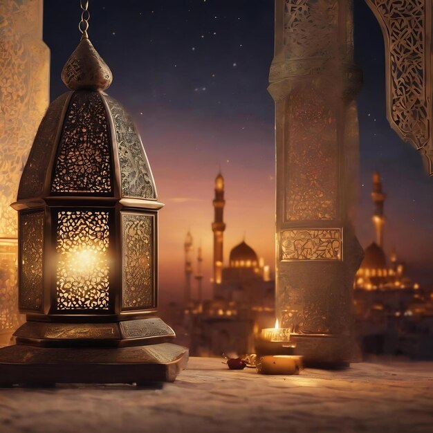 Foto hintergrund des ramadan kareem 2024