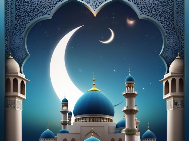 Hintergrund des Ramadan-Posters